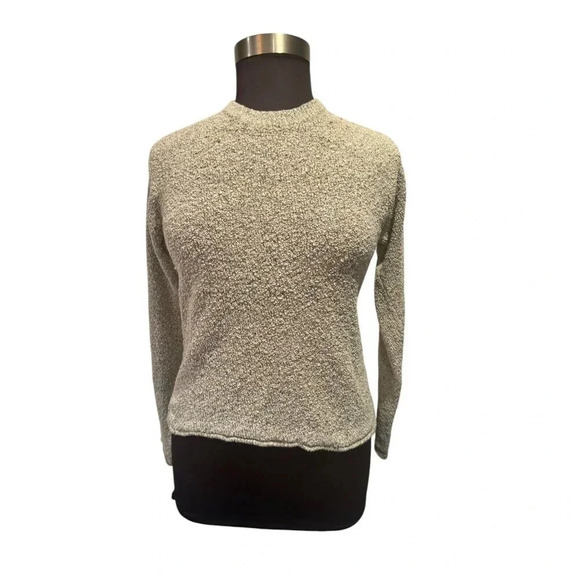 Columbia Women’s Cotton Sweater Charcoal Gray Rolled Cuffs And Hem Size: Medium - Picture 1 of 7